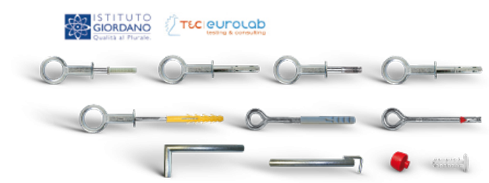 Tassello golfare completo occhiolo ø 50 mm JNS-GO 14X240 Bossong