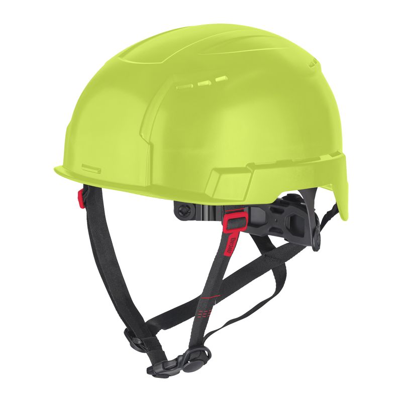 Casco BOLT 200 Milwaukee  giallo alta visibilità con cinturino sottogola
