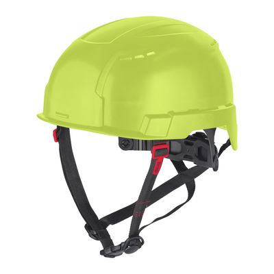 Casco BOLT 200 Milwaukee  giallo alta visibilità con cinturino sottogola
