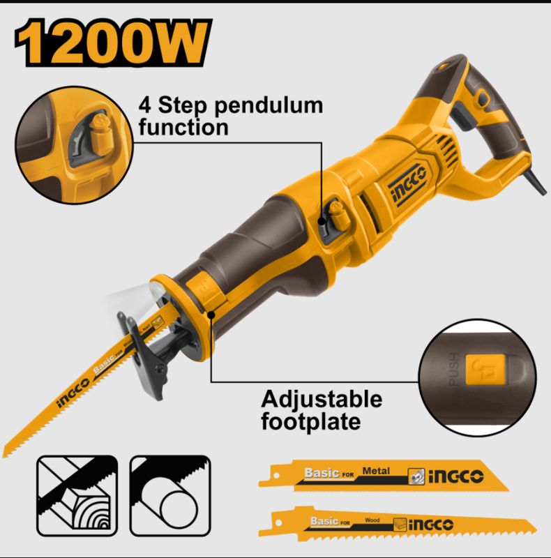 SEGHETTO A GATTUCCIO 1200W INGCO