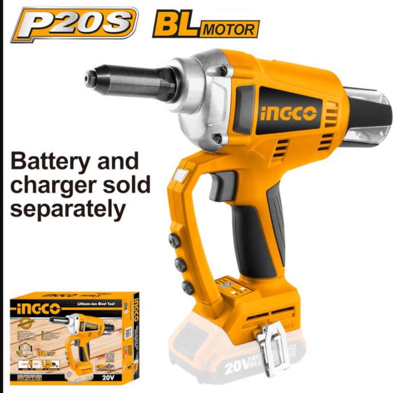 RIVETTATRICE A BATTERIA 20V NUDO - INGCO