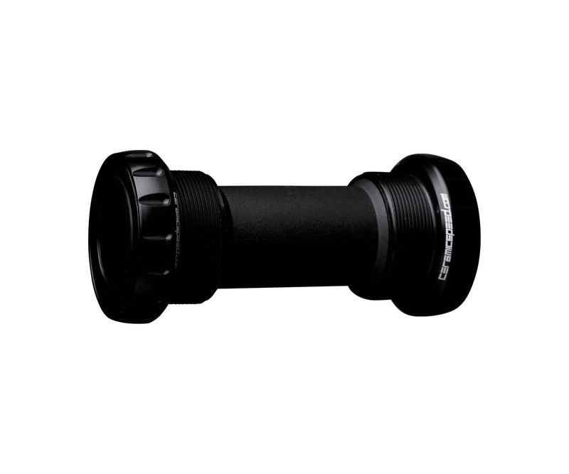 CeramicSpeed BSA Road Bottom Bracket: Coated, English Thread, 68mm, 24mm Spindle, Black