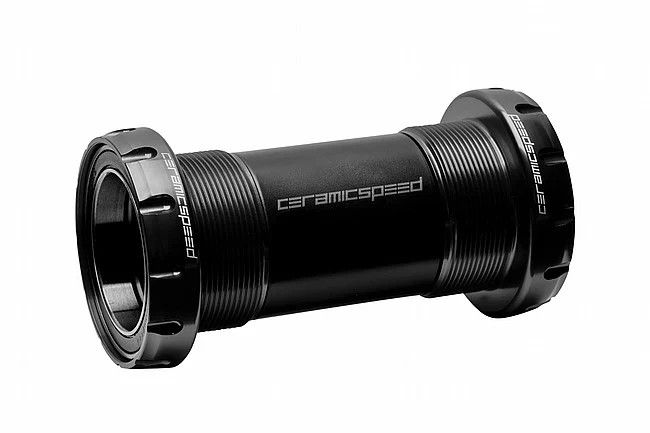 CeramicSpeed BSA Road Bottom Bracket - DUB Road Spindle, Coated Bearing, Black
