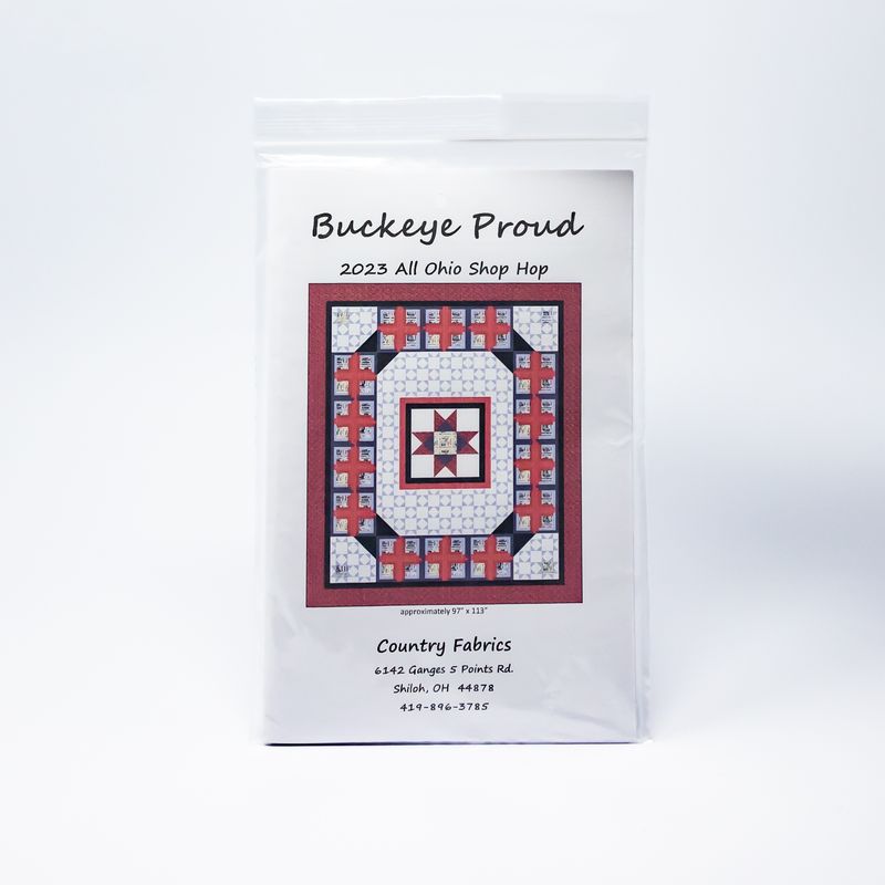 Buckeye Proud Quilt Pattern – 2023 All Ohio Shop Hop