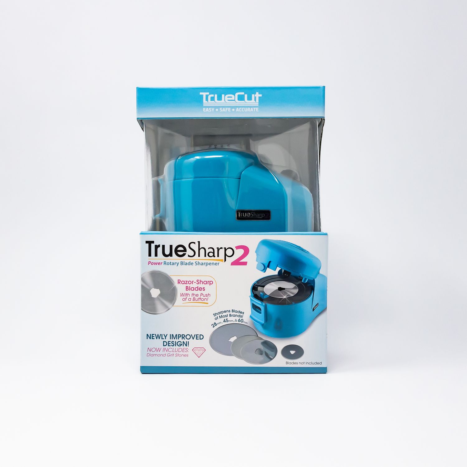 TrueSharp 2 Power Rotary Blade Sharpener – Extend the Life of Your Blades!