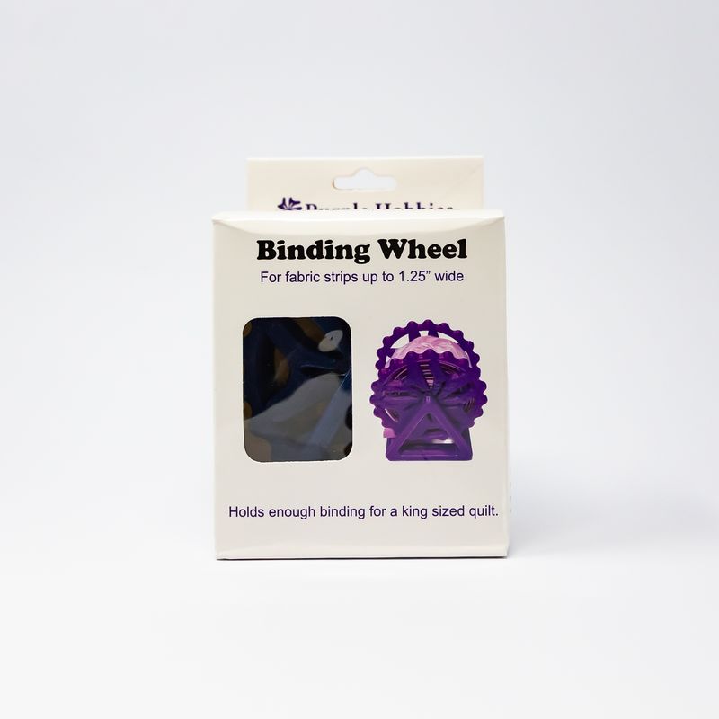 Purple Hobbies Binding Wheel – Organize & Manage Quilt Binding Effortlessly!