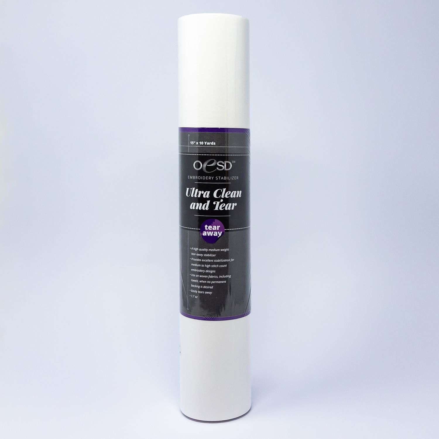 OESD Ultra Clean & Tear Away - Embroidery Stabilizer 15" by 10 yards