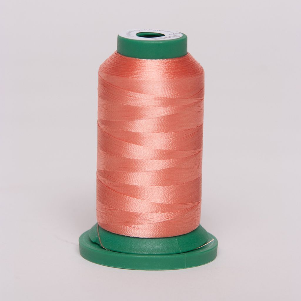 ES505-Exquisite-Polyester-Gingham-Peach (Sold Per Spool)
