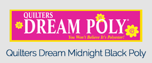 Quilters Dream Black Batting - 100% poly