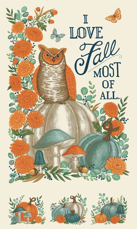 I Love Fall Most Of All-warm white