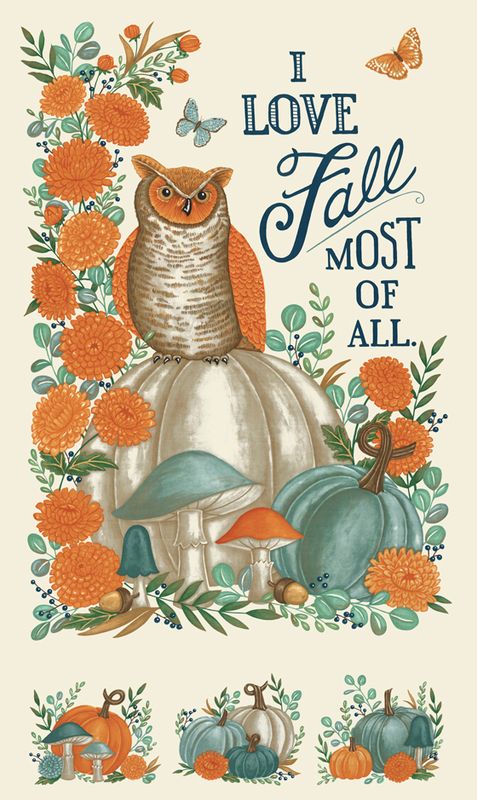 I Love Fall Most Of All-warm white