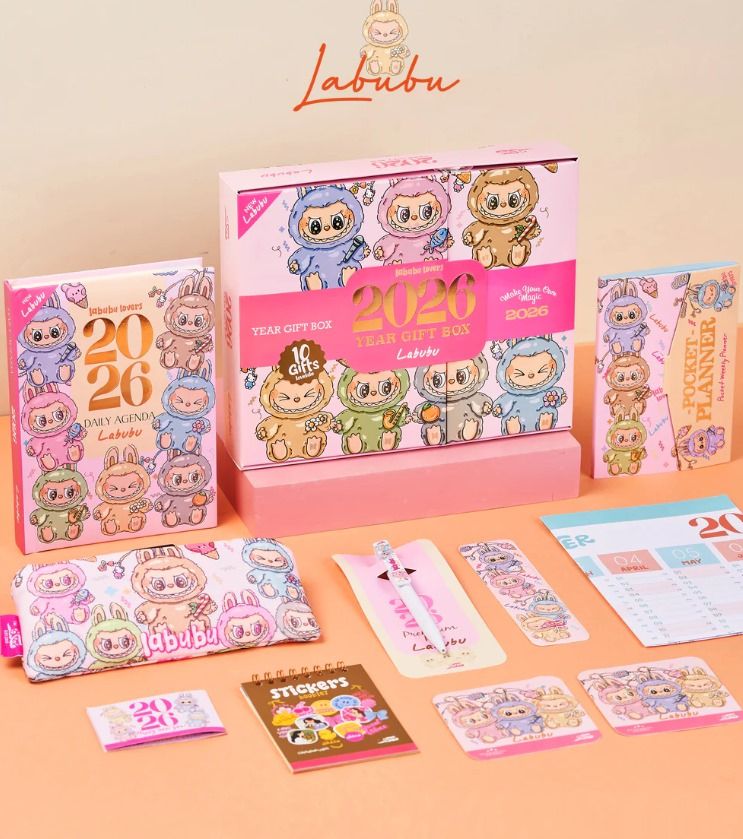 Labubu - '2026' Year Planner gift set