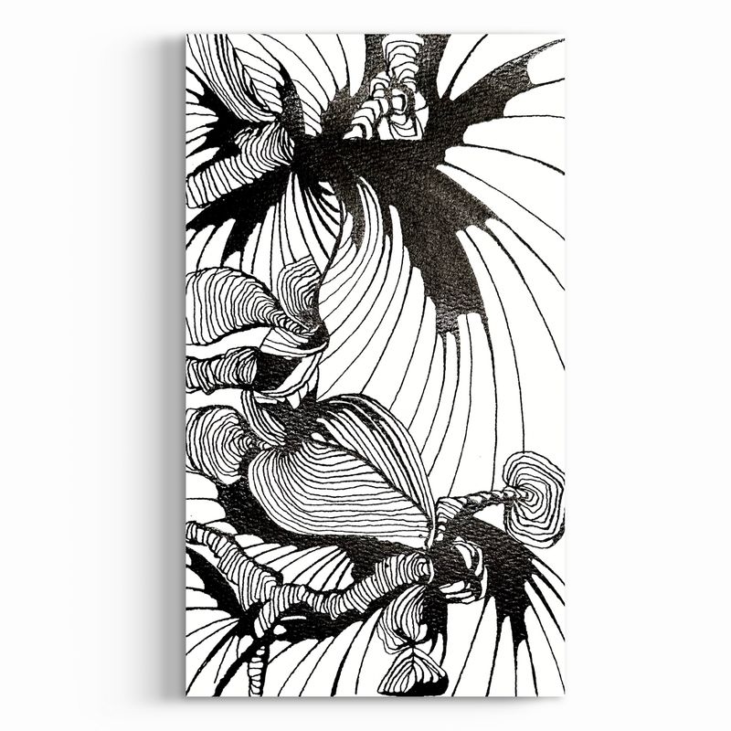 „Leaves and Twigs“, Original, Unikat