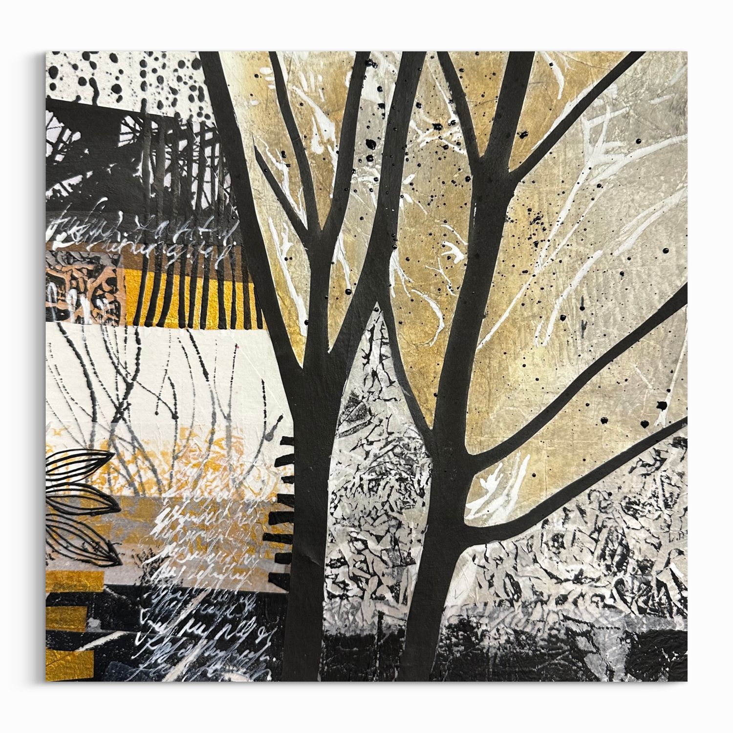 Mixed Media Collage „Whispers of Thime“