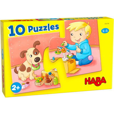 HABA 10 puzzels Mijn speelgoed