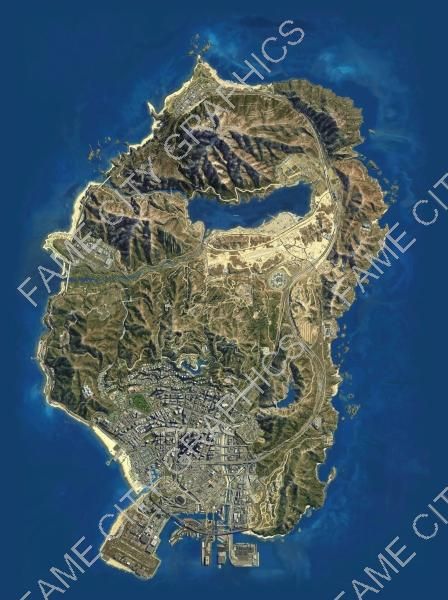 GT Auto Map Postickers Poster Print