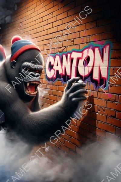 Canton Graffiti Artist Poster