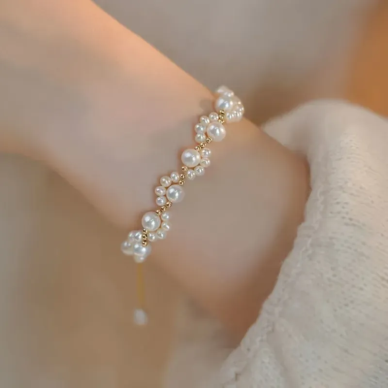 Elegante Pulsera de Perla De Imitación