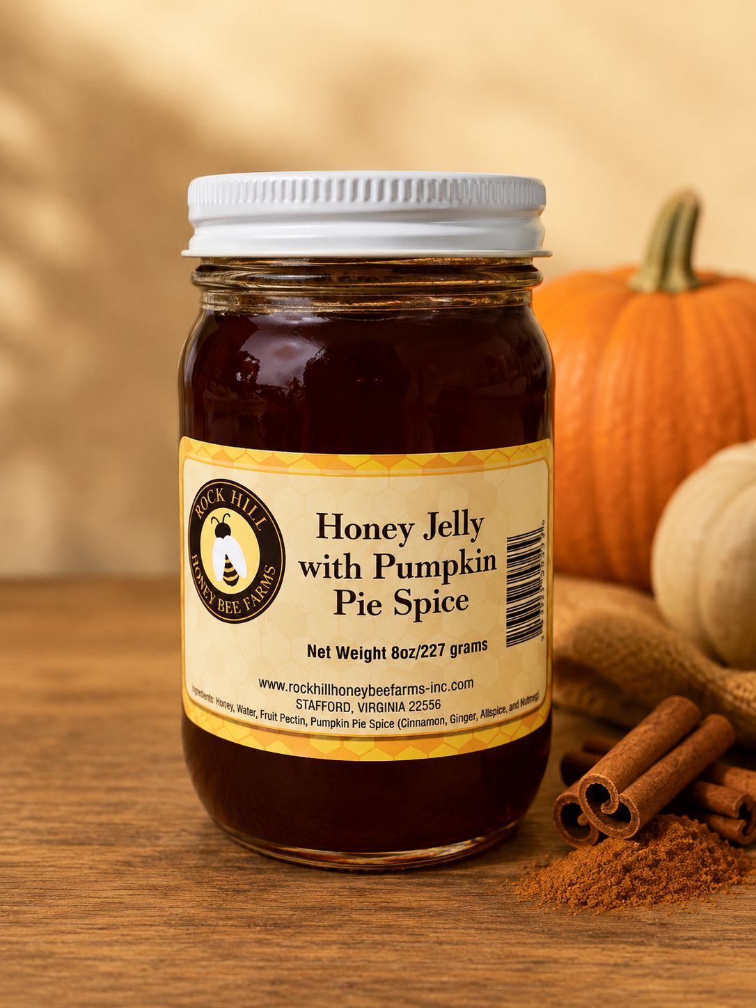 Honey Jelly w/ Pumpkin Pie Spice Honey Jelly w/ Pumpkin Pie Spice