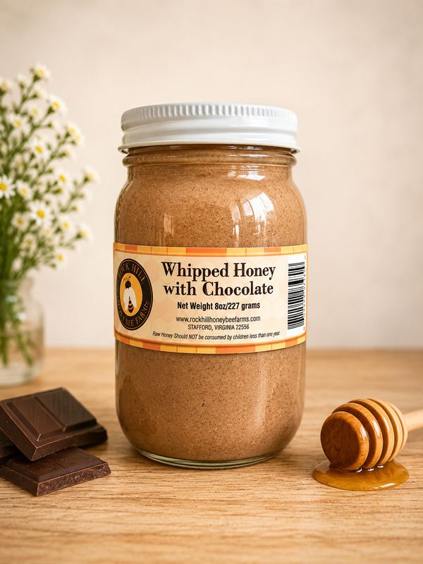 Whipped Honey with Chocolate