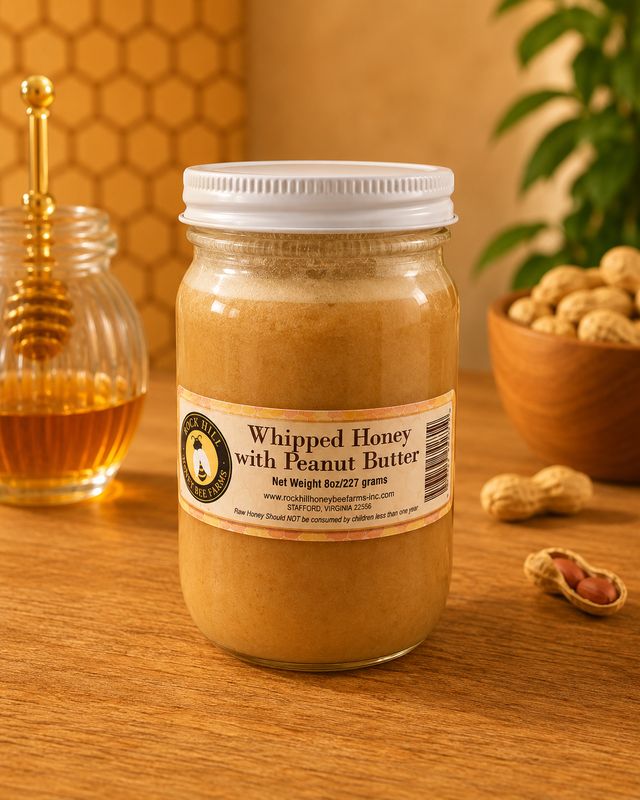 Whipped Honey with Peanut Butter