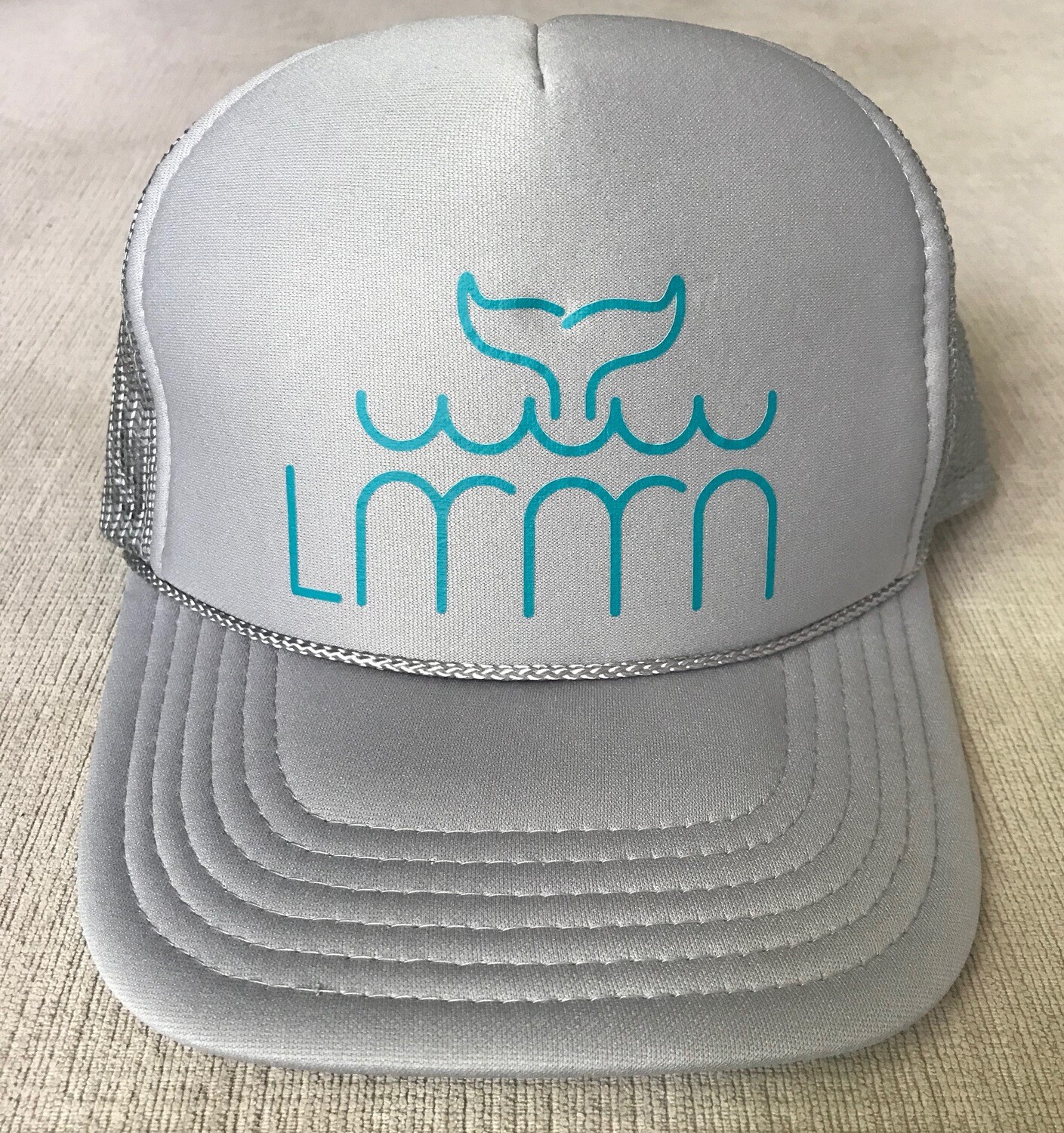 Gray trucker hat