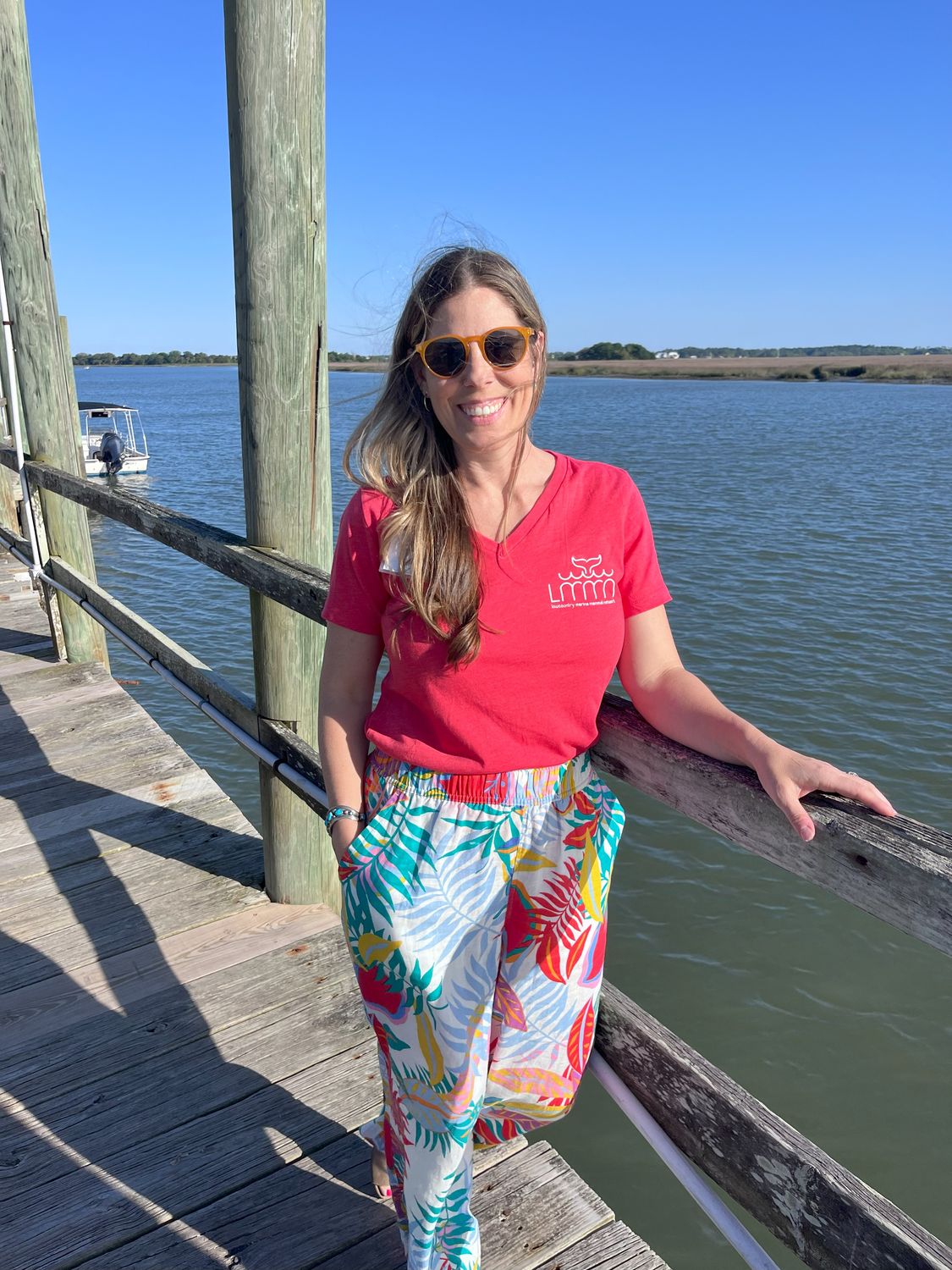 Women&#39;s red v-neck