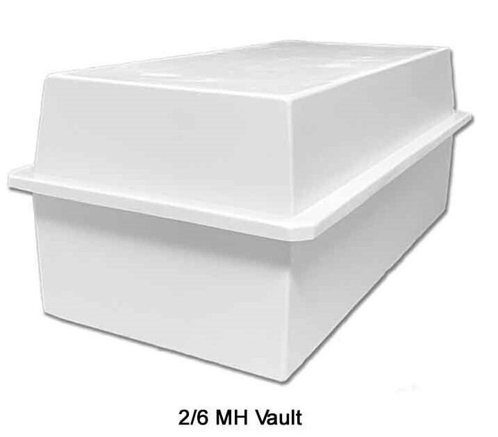 Vault 8 for 30 inch long metal Caskets Vault 8 for 30 inch long metal Caskets