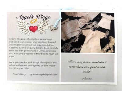 Angel Gown - Free with purchase of a casket