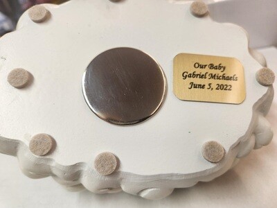 Baby Boy in Cloud Urn (Light skin tone)  U-CLD-Light