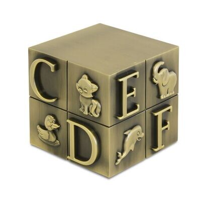 Bronze Baby Block Bronze Baby Block