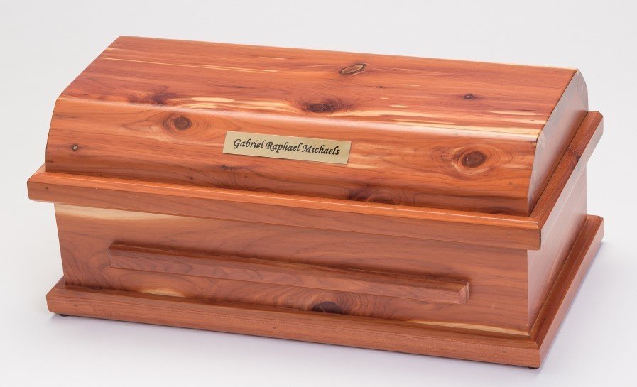 Cedar Preemie Baby Casket (15 inch interior) C-15-Ced