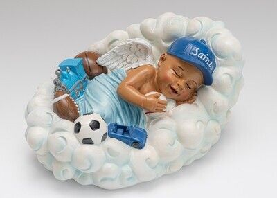 Baby Boy in Cloud Urn (Medium skin tone)  U-CLD-Medium