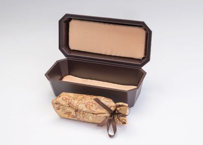 Baby Burial Casket/Vault Combo Gold Interior (8 inch interior)     C-8-G
