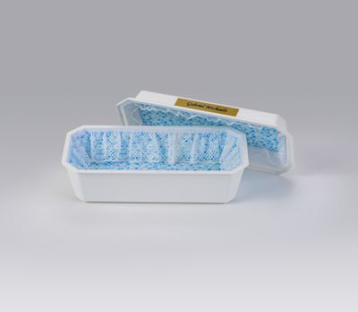 D&C Blue Burial Casket (8 inch interior) C-8-D&C-BL