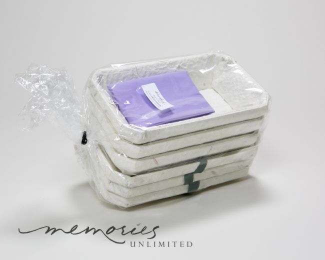 Paper Mache Cremation Caskets - 3 pack Bulk Order - Medium Size