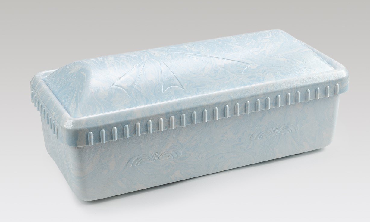 Blue Serenity Casket/Vault combo (24 inch interior) C-24-Ser