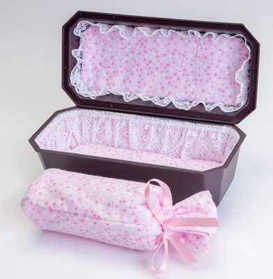 Baby Urn/Vault Combo with Pink Interior (Capacity: 28 cubic inches)   U-8-2P