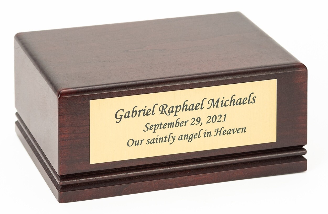Cherry Wood Urn Box - U-8-CH