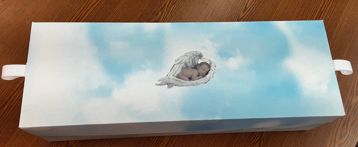 Cremation Casket 26" Cloud - CC-26-CL