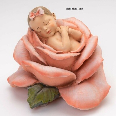 Baby Girl in Bloom Urn (Light Skin Tone) U-BLM-Light Baby Girl in Bloom Urn (Light Skin Tone) U-BLM-Light