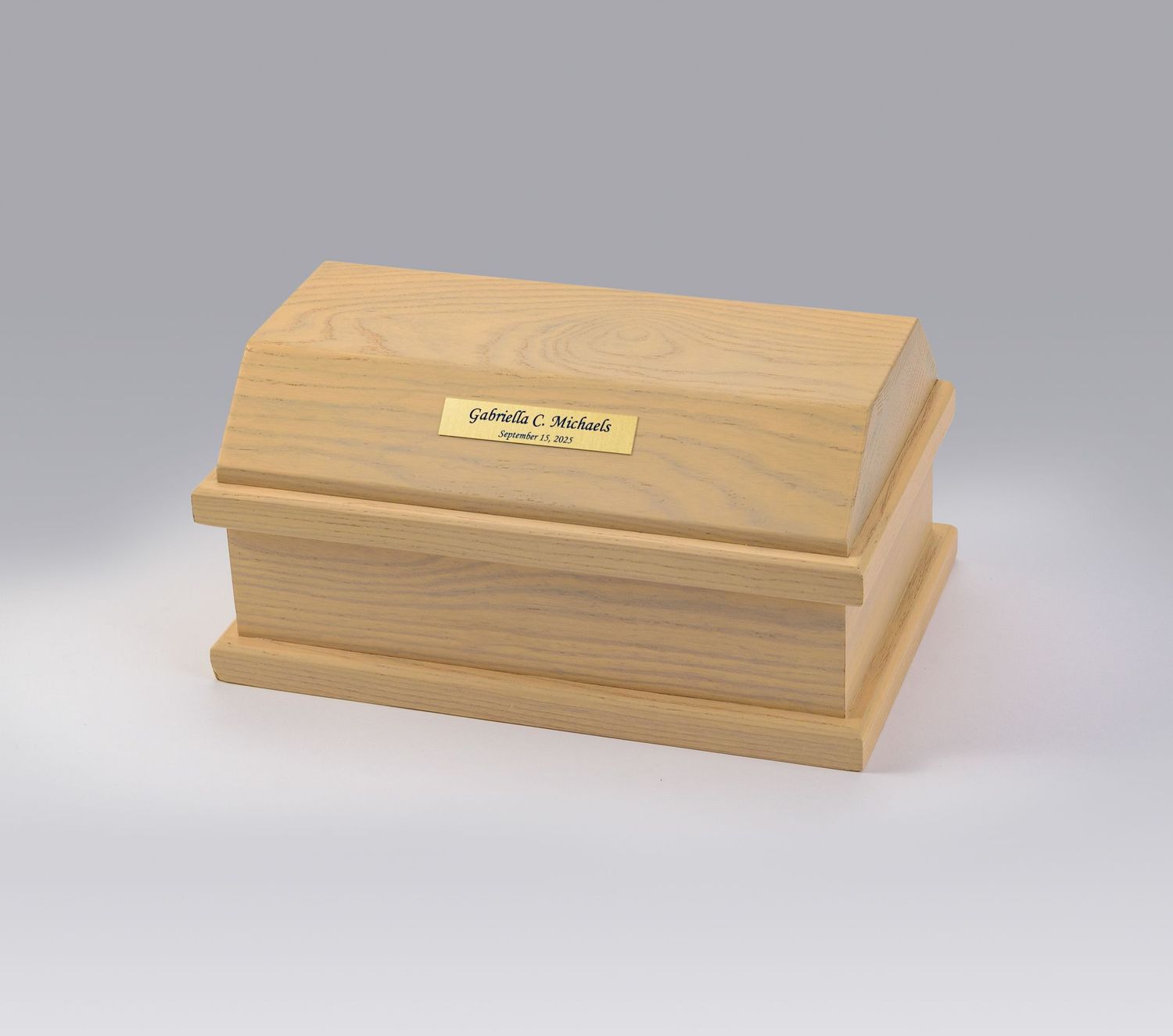 Wood White Ash Stain Casket - 11" interior   C-11-WA