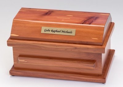 Cedar Miscarriage Casket (9 inch interior) C-9-Ced Cedar Miscarriage Casket (9 inch interior) C-9-Ced