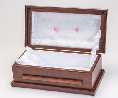 Cherry Preemie Baby Casket (15 inch interior)     C-15-CH