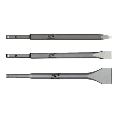 SET 3 SCALPELLI MILWAUKEE ATTACCO SDS-PLUS
