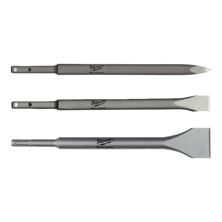 SET 3 SCALPELLI MILWAUKEE ATTACCO SDS-PLUS