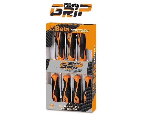 Serie 7 giraviti Torx® BETA GRIP 1267TX/D7