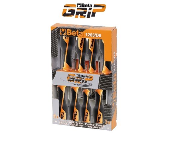 Serie 8 giraviti BETA GRIP 1263/D8