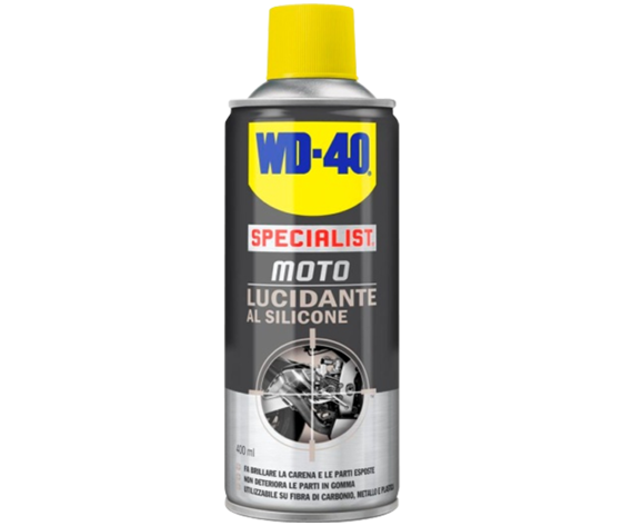 Lucidante al silicone per moto wd 40 da 400ml