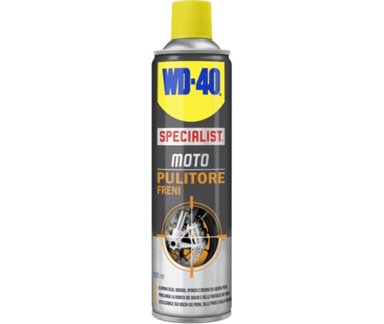 Pulitore freni moto wd40 da 500ml